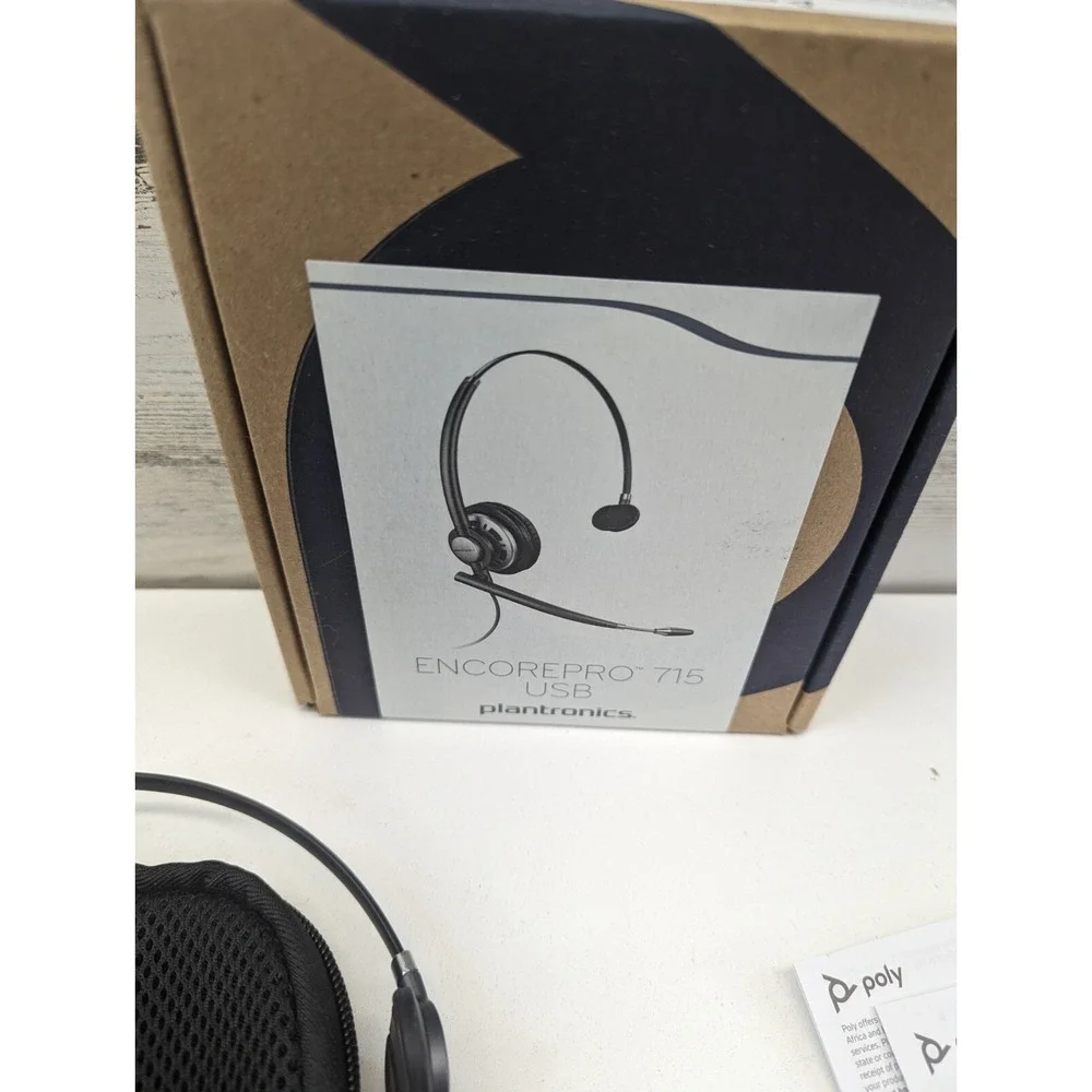 Poly‎ Plantronics EncorePro 715 USB-A Monoaural Headset TAA 783N5AA HW715